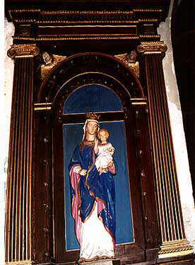 Kappelen - autel latéral de l'ancienne Eglise (C) B. Lambert 1998
