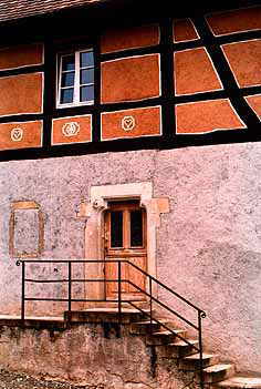 Nieder-Magstatt - Haus-Eingang (Foto B. Lambert)