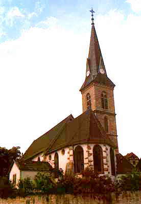 NiederMagstatt - Die Skt MichaelsKirche (foto B. LAmbert)