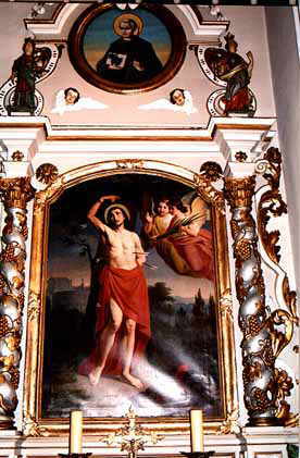 Stetten - Eglise autel droit (C) B. Lambert 1998